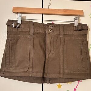 BRANDY MELVILLE // J Galt adjustable micro mini skirt